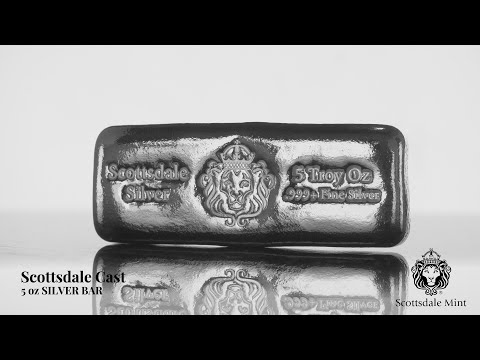Scottsdale Cast 5 oz Silver Bar | Scottsdale Mint
