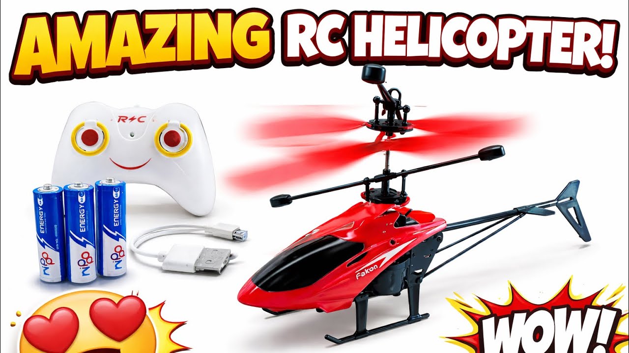 Unboxing the mini Fakon RC Helicopter 🚁 with happy remote🔥🔥