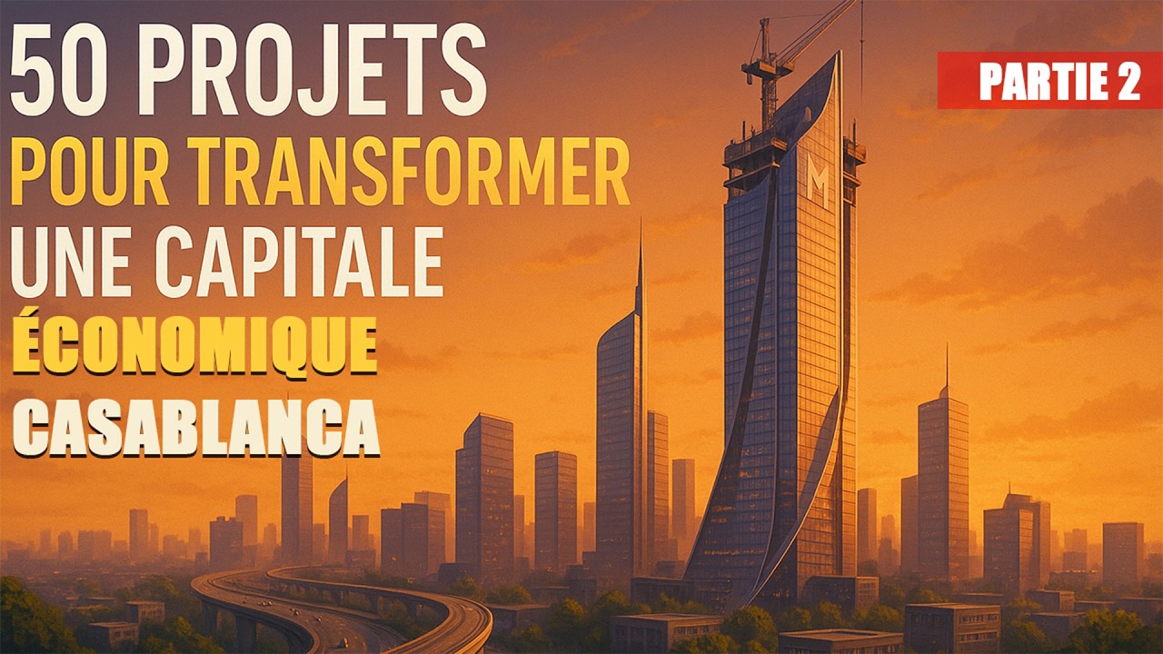 🏗️ Casablanca 2030 (Partie 2) : Les 25 Projets Qui Vont Changer le Maroc à Jamais !