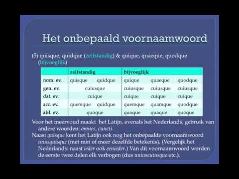 Video: Watter onbepaalde voornaamwoorde is altyd meervoud?