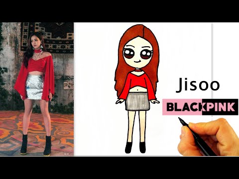 Black Pink Jisoo Çizimi - Kolay Çizimler - Jisoo Nasıl Çizilir?