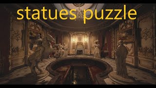 Resident Evil 8 village  : Головоломку со статуями решить. Statues puzzle.