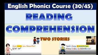Read with Phonics | Comprehension | English Phonics Course | Lesson 30/45