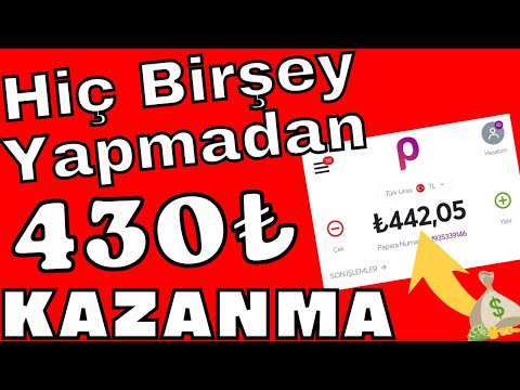 Hiç Birşey Yapmadan 430₺ Kazanma - (ÖDEME KANITLI) - İnternetten Para Kazanma 2022