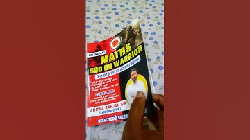 Best math book for ssc gd @AdityaRanjanTalks @rankersgurukullive #ssc