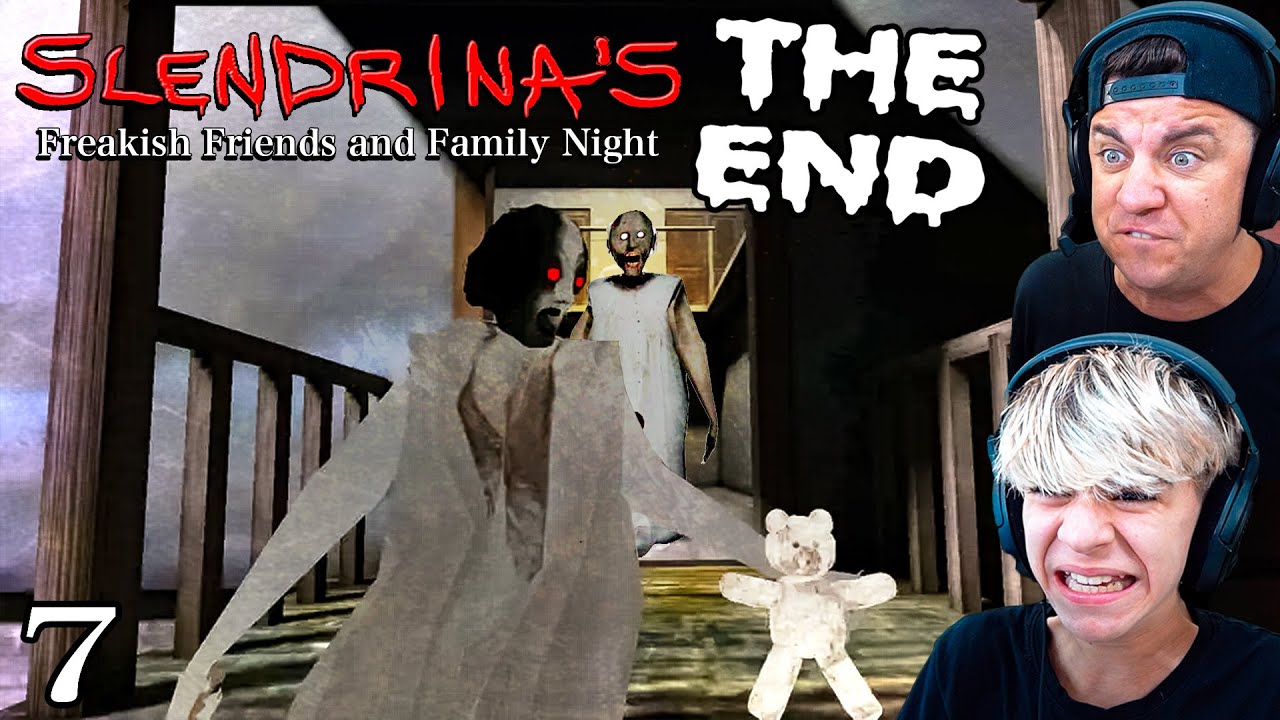 THE END OF GRANNY AND SLENDRINA Freakish Friends and Family Night (Part 7)  