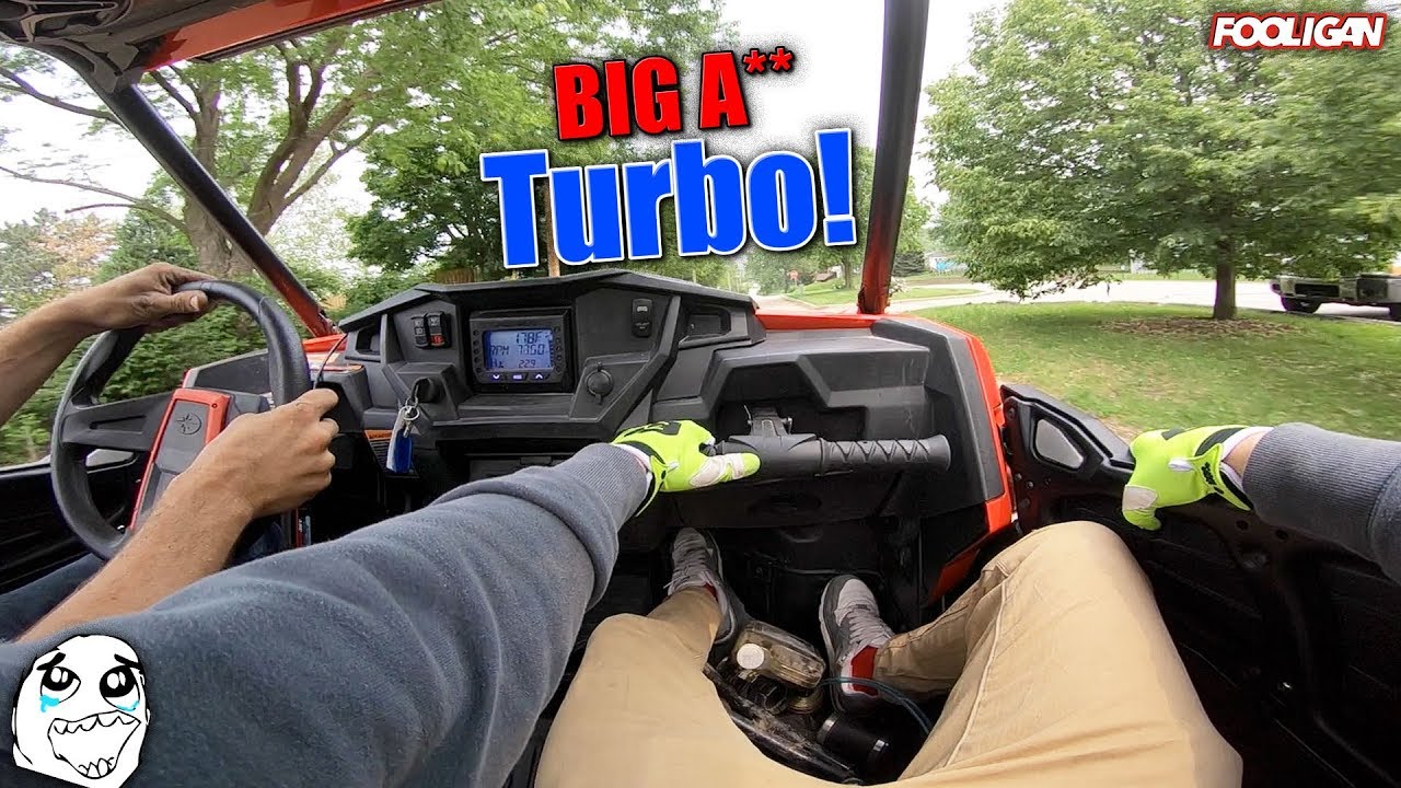 RZR Ride with Huge Turbo - YouTube