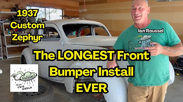 1937 Lincoln Zephyr: Ian Roussel Takes FOREVER To Get The Front Bumper On! 🥸