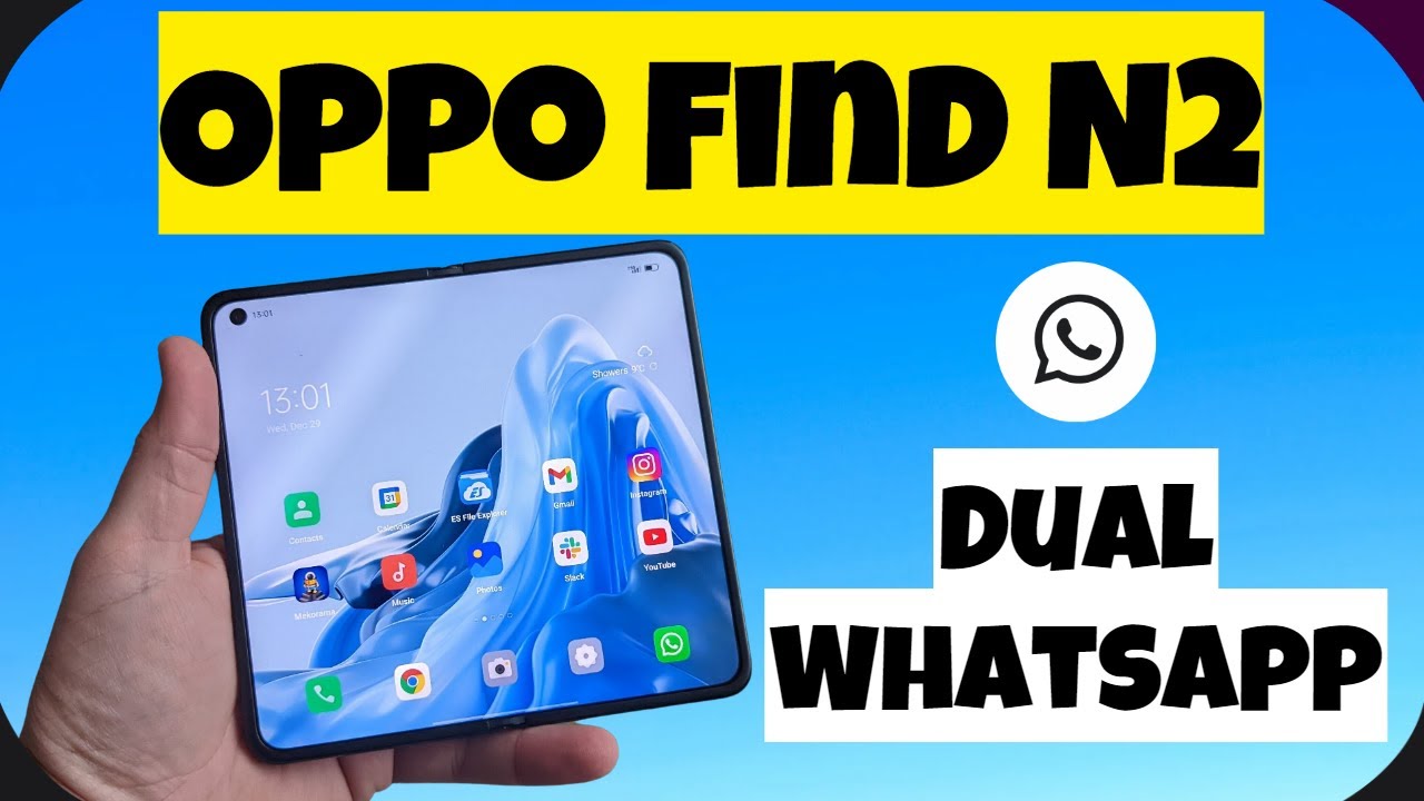 Oppo Find N2 Dual Whatsapp || Clone whatsapp or Second Whatsapp