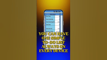 Still using messy paper To-Do lists here is the solution #excel