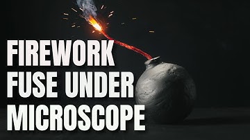 Firework Fuse under the Microscope