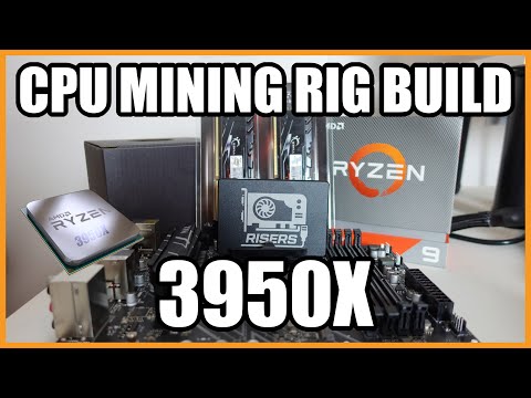 CPU MINING Rig Build | 3950x