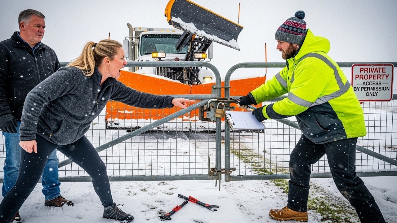HOA Blocked My Plow Route All Season, So I Bought Their Access Road and Closed It Every Snowfall