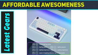 AULA F75 75% Wireless Mechanical Keyboard Best Compact Hot-Swappable Gaming Keyboard for Typing &amp;
