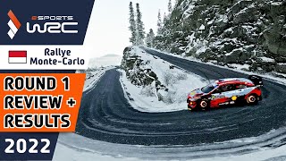 eSports WRC 2022 using WRC 10 : Rallye Monte-Carlo Review and Results