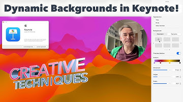 Creative Techniques #19: Dynamic Backgrounds in Keynote