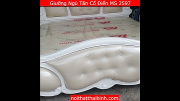 Giường Ngủ Tân Cổ Điển Cao Cấp MS 2597