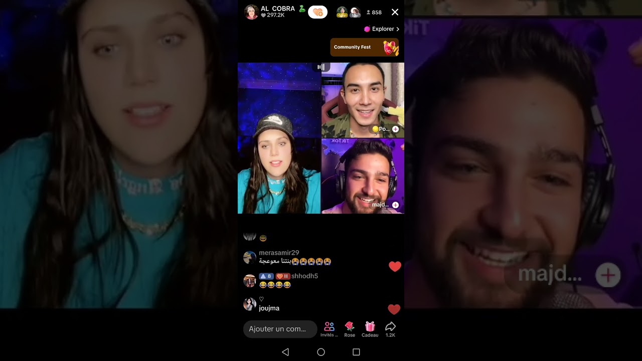 كوبرا و بوب و العيد 🤣لايف ممتع مليان ضحك 🤣part1