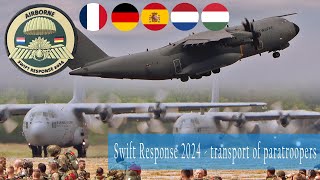 Swift Response 2024 - transport of paratroopers