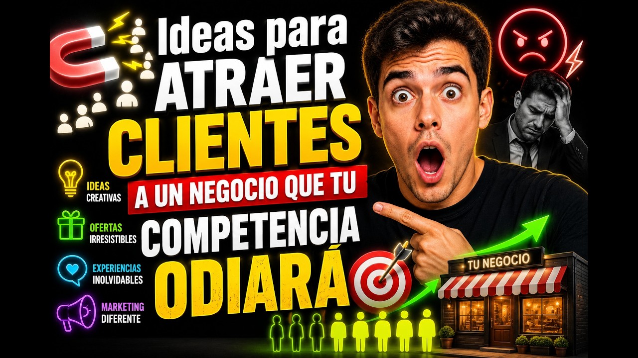 Ideas para atraer clientes a un negocio que tu competencia odiará - YouTube