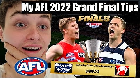 My AFL 2022 GRAND FINAL PREDICTIONS!!