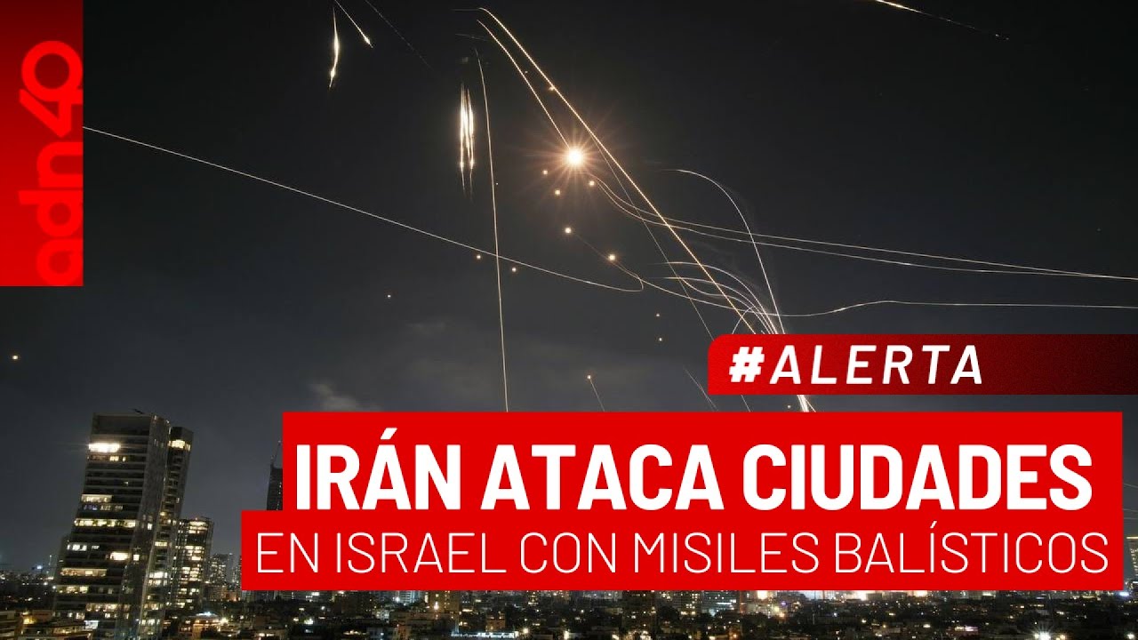 🚨¡Última Hora! Irán contraataca en ciudades de Israel con misiles balísticos