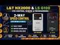 L&amp;T VFD NX2000+ Control wiring | 02 way speed control | Fault codes and Manual in Hindi.