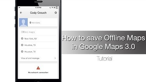 How to save Offline Maps in Google Maps 3.0 - iPhone Hacks