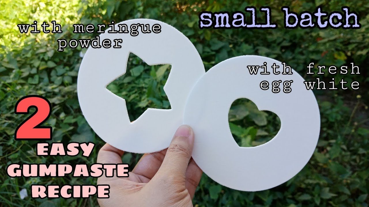 super EASY GUMPASTE recipe | no mixer needed | taglish with english sub | small batch | (030)
