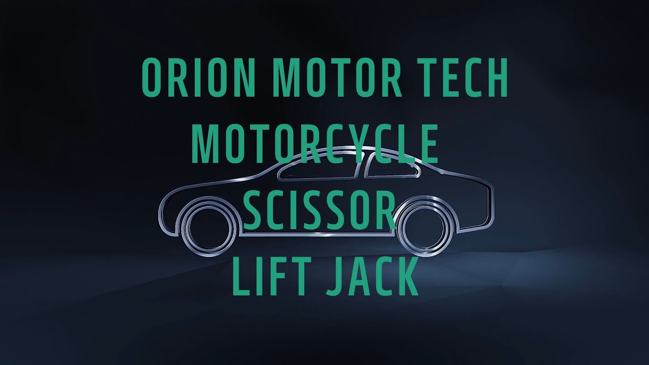 How to use mtorcycle scissor lift jack --- OrionMotorTech
