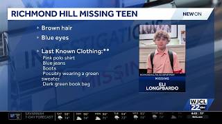 Richmond Hill police searching for missing teen last seen at bus stop
