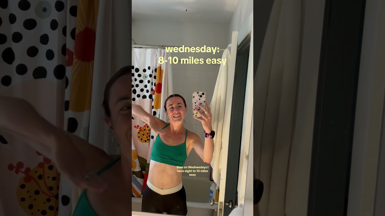 a full week of my training! 