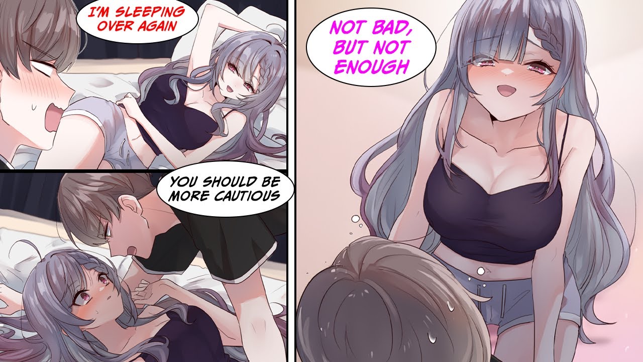 [Manga Dub] A model came home with me, but she's so relaxed, so I try to teach her a lesson, but...