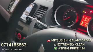 🚗 MITSUBISHI GALANT SPORT✅2010 MODEL✅2000cc PETROL ✅ AUTOMATIC ✅ DARK FABRIC INTERIOR