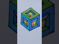Next Level 3D Cube Drawing! 😀 #Shorts #YouTubeShorts #TrendingShorts #ViralShorts #ShortsFeed