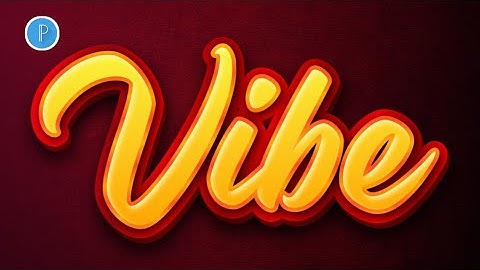 Vibe 3D text effect Tutorial on pixellab smartphone | 100% Editable 🔥💯