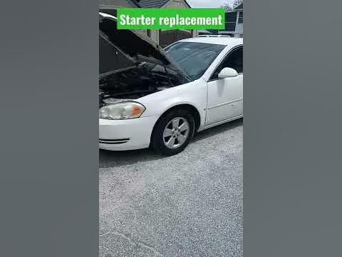 2007 Chevy starter replacement full video in channel #car #chevy #