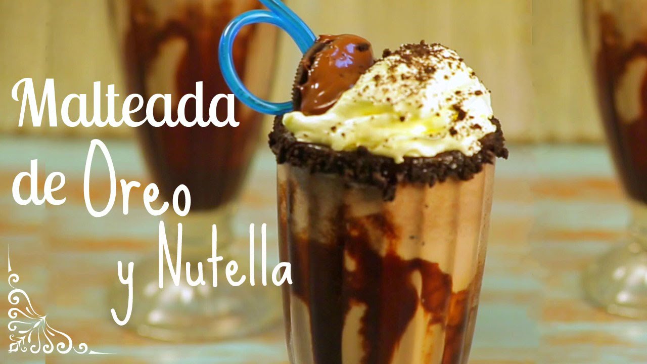 diya tailors Malteada de Chocolate con Oreo y Nutella
