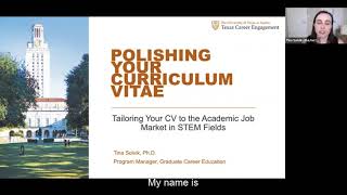 Polishing Your CV for STEM: Search Committee Perspective (Part 3)