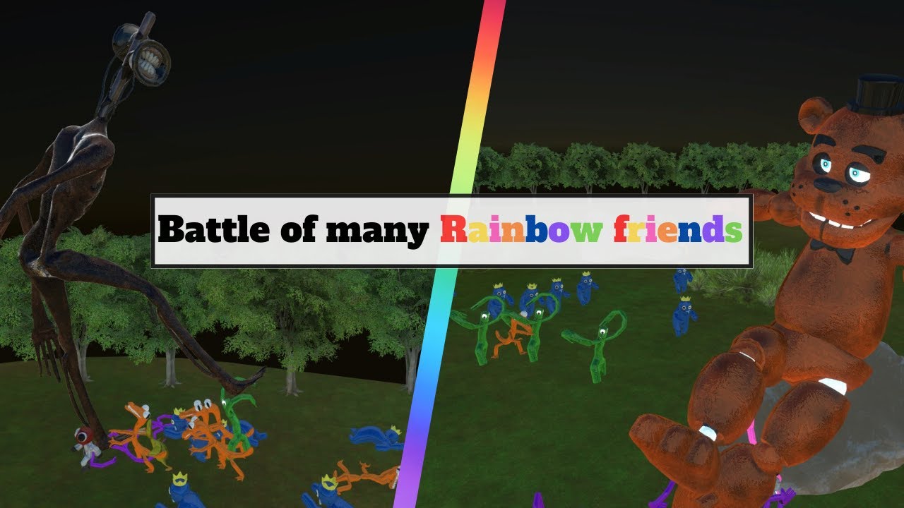 【ARBS】Battle of many Rainbow friends #16 - YouTube