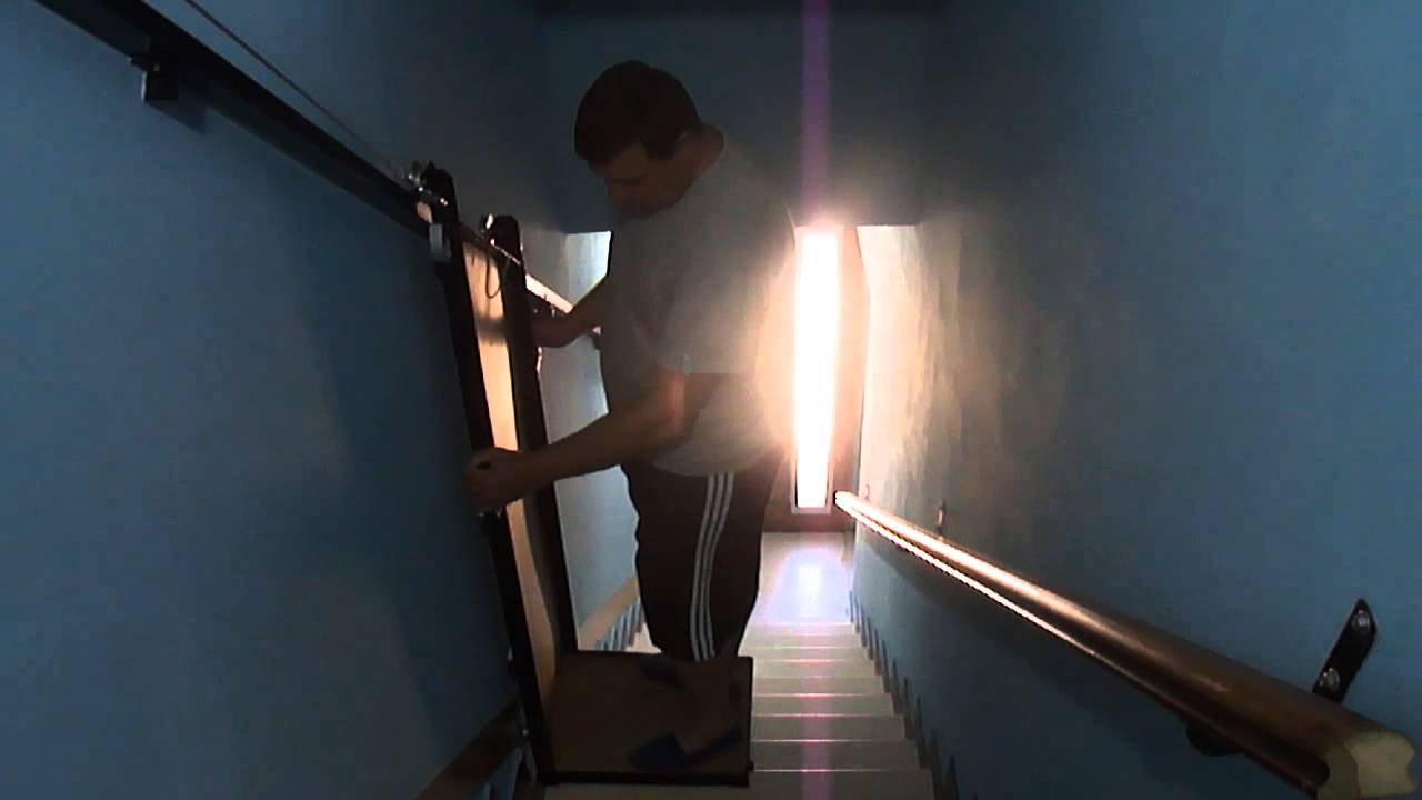 PLATAFORMA SALVAESCALERA  CASERA