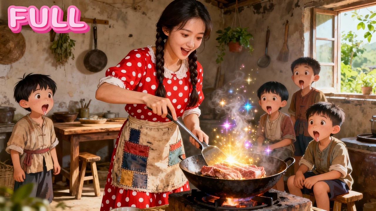 Jadi Ibu Tiri Jahat, Saya Bawa 3 Anak Makan Daging Tiap Hari di Zaman Kelaparan!