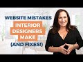 Website Mistakes Interior Designers Make (And Fixes!) | Coach Nancy