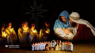 O Holy Night - The Christmas Nativity Story Recreated with 400 Drones