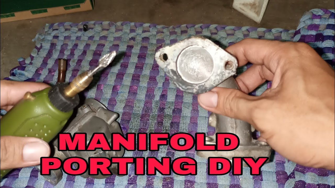 DIY PAMPALAKAS NG MOTOR - Manifold Porting
