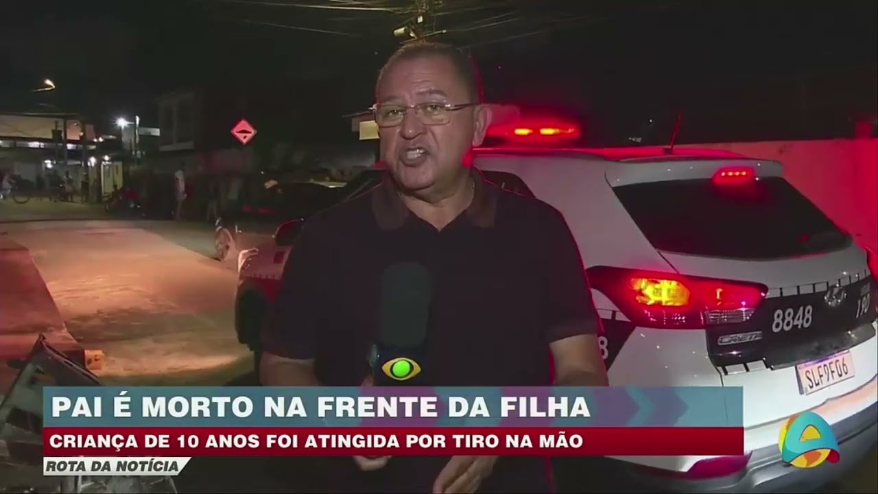 Rota da notícia - Homem é morto diante da filha em ação de criminosos