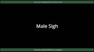 Man / Male Sigh Sound Effect for video use(ROYALTY FREE TO USE SOUNDS)