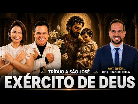QUA. 27.MAI - AO VIVO - 12h00 – TRÍDUO A SÃO JOSÉ - TERÇO DE SÃO JOSÉ