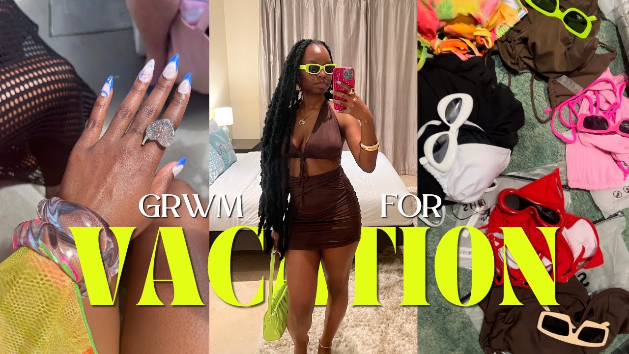 GRWM for Aruba - Sephora Haul, Mani/Pedi + Packing Travel Essentials | Vacation Prep