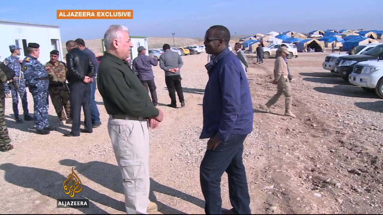 يتدرب الأكراد لاستعادة الموصل من داعش